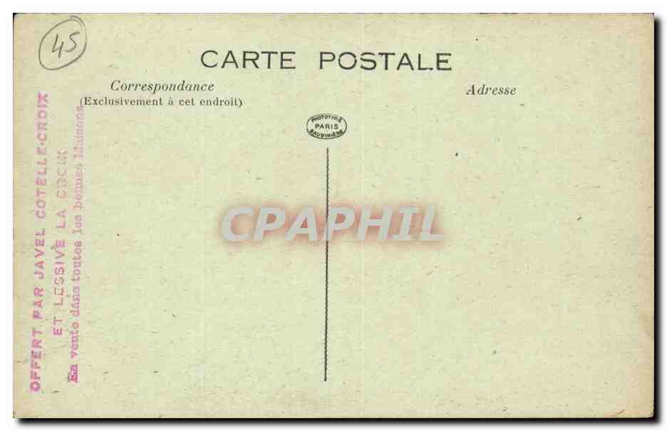 Ronceveaux près Malesherbes — Vue générale prise de la roche aux mille trous. — Philippe édit. — Verso