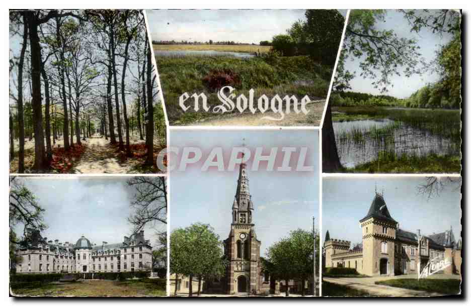 Landschaften der Sologne — Drei Aspekte der Sologne — Verlag Valoire