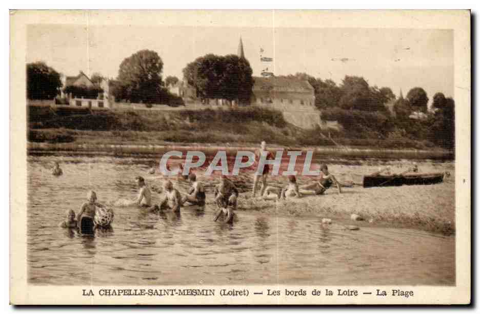la Chapelle Saint Mesmin CPA Les bords de la loire La plage