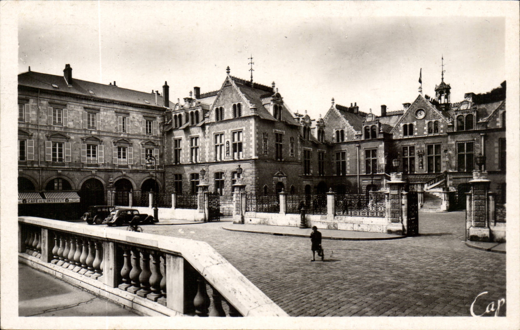 Orleans CPA L'hotel de ville place de l'etape