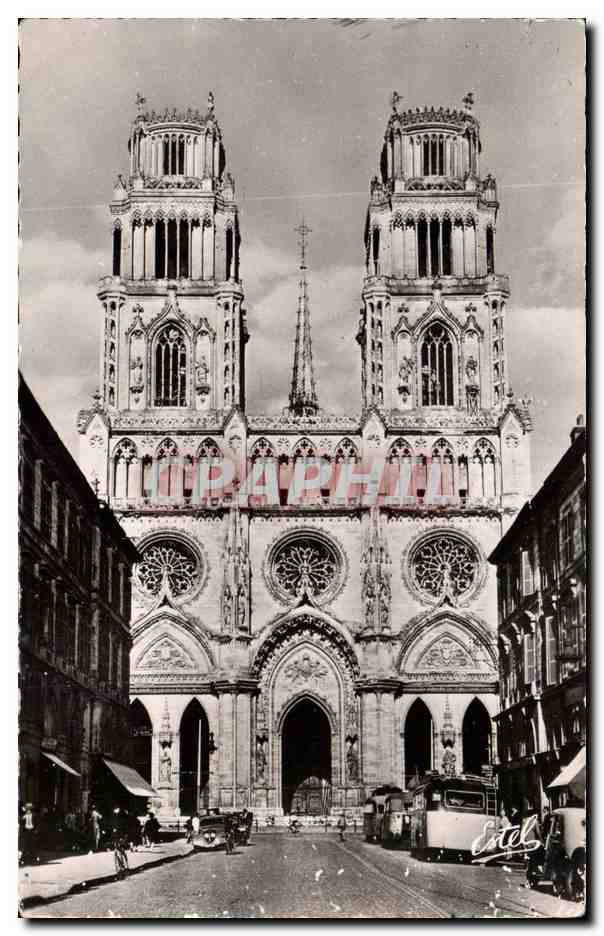 Orleans CPA La cathedrale Sainte CRoix 