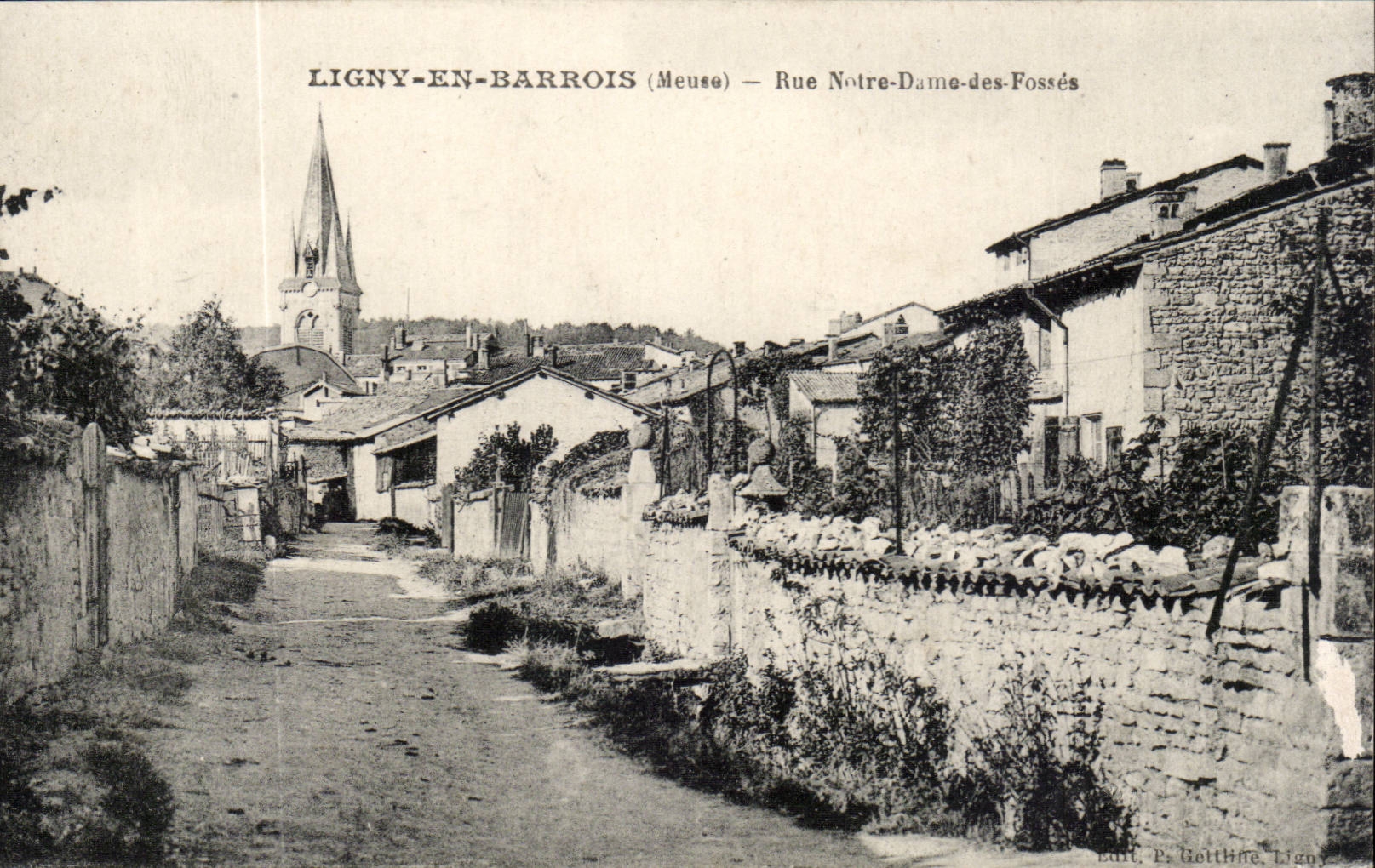 Ligny en Barrois - Rue Notre Dame des Fosses CPA 