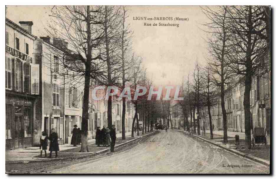 Ligny en Barrois - Rue de Strasbourg CPA 