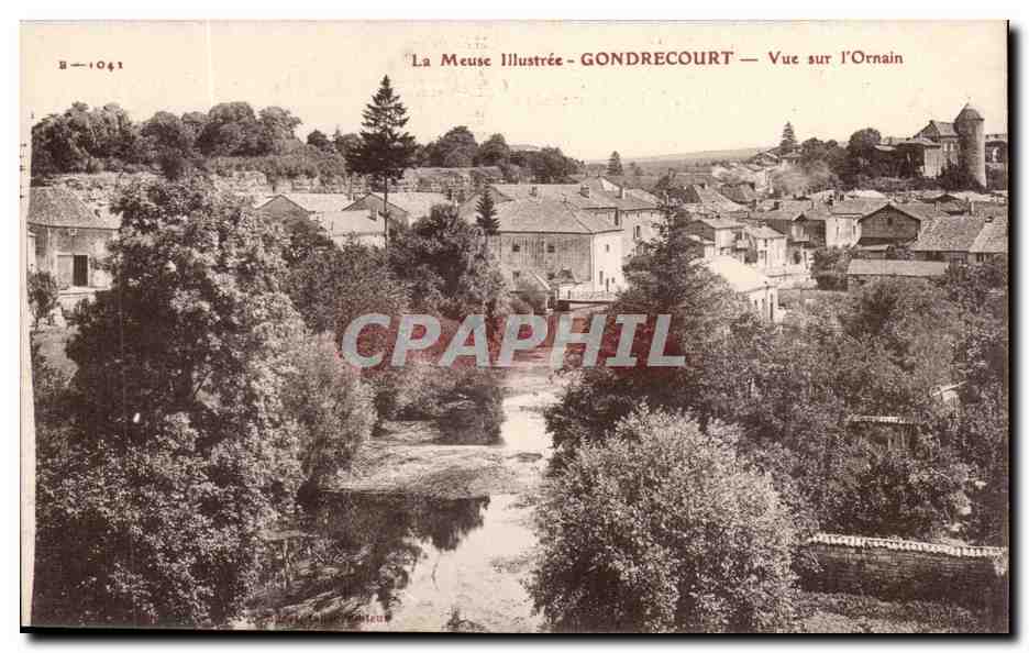 Gondrecourt - Vue sur l'Ornain CPA 