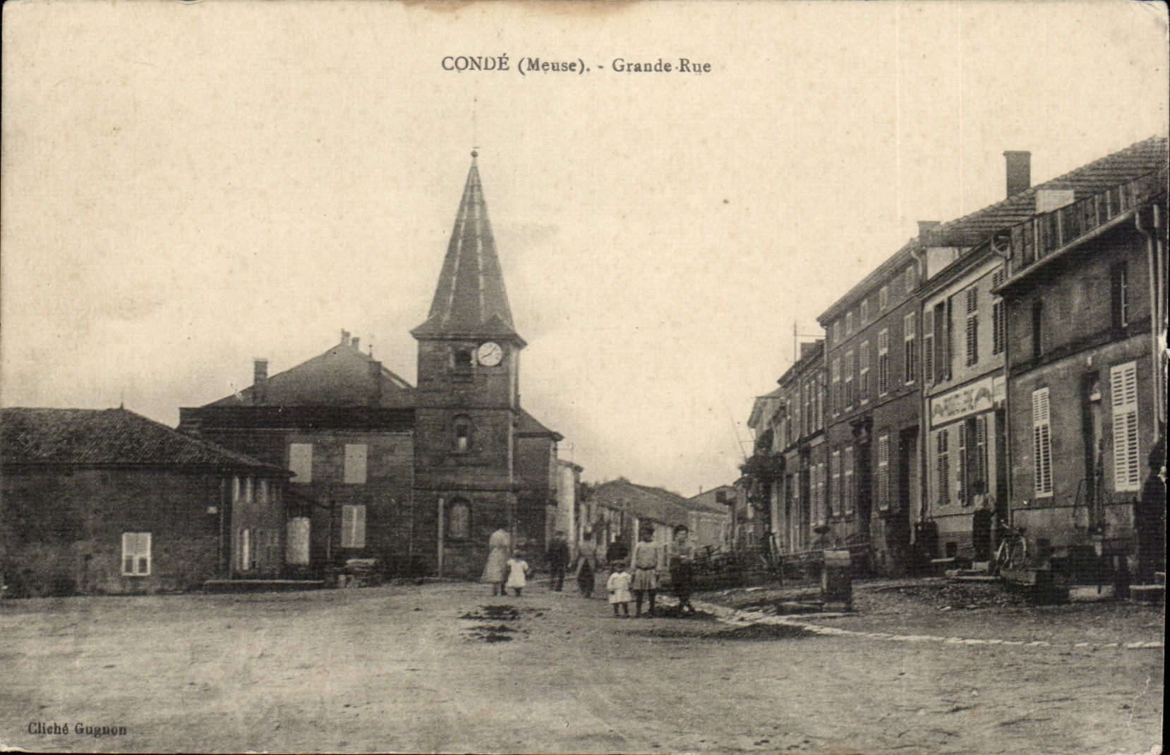 Condé (Meuse) - Grande Rue — cliché Gugnon