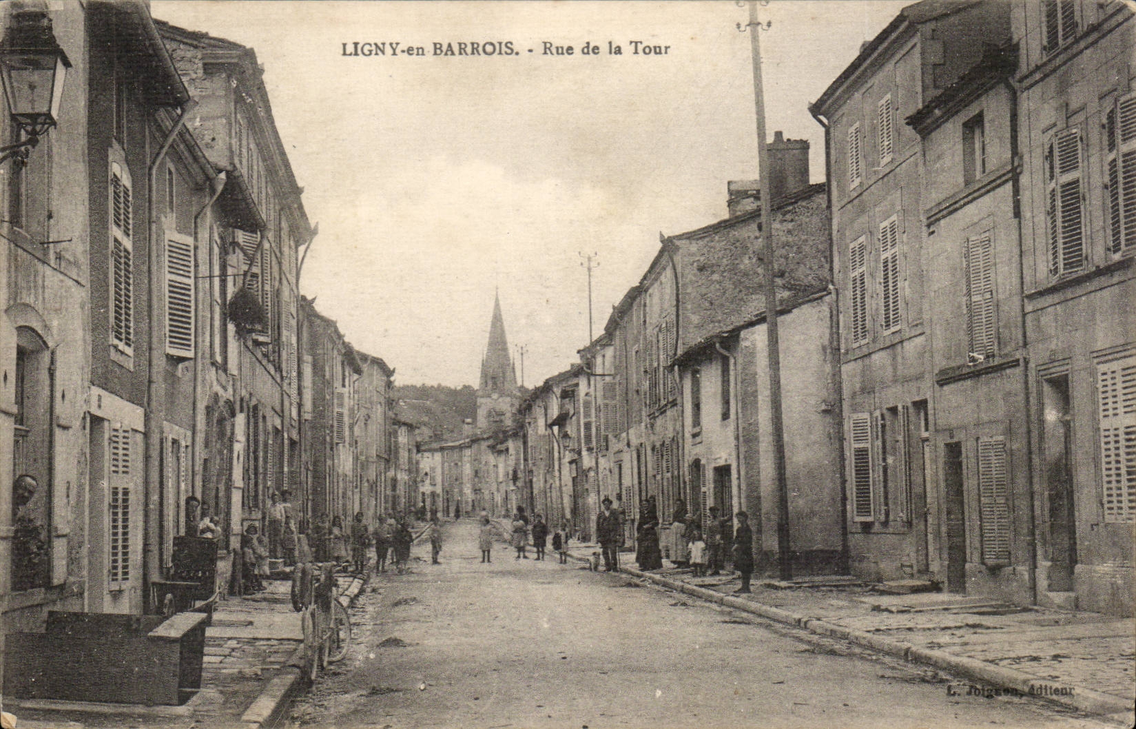 Ligny en barrois - Rue de la Tour CPA 