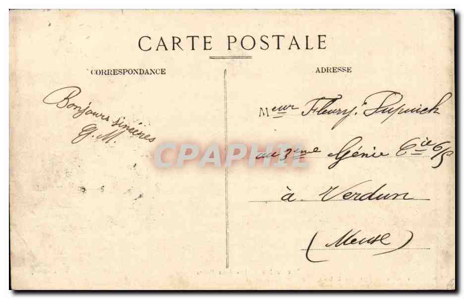 Merville - Les deux Ponts — Imprimerie du Journal de Merville, L. Loiez, A. Drieux, successeur, 11 rue Croisée — Reverso