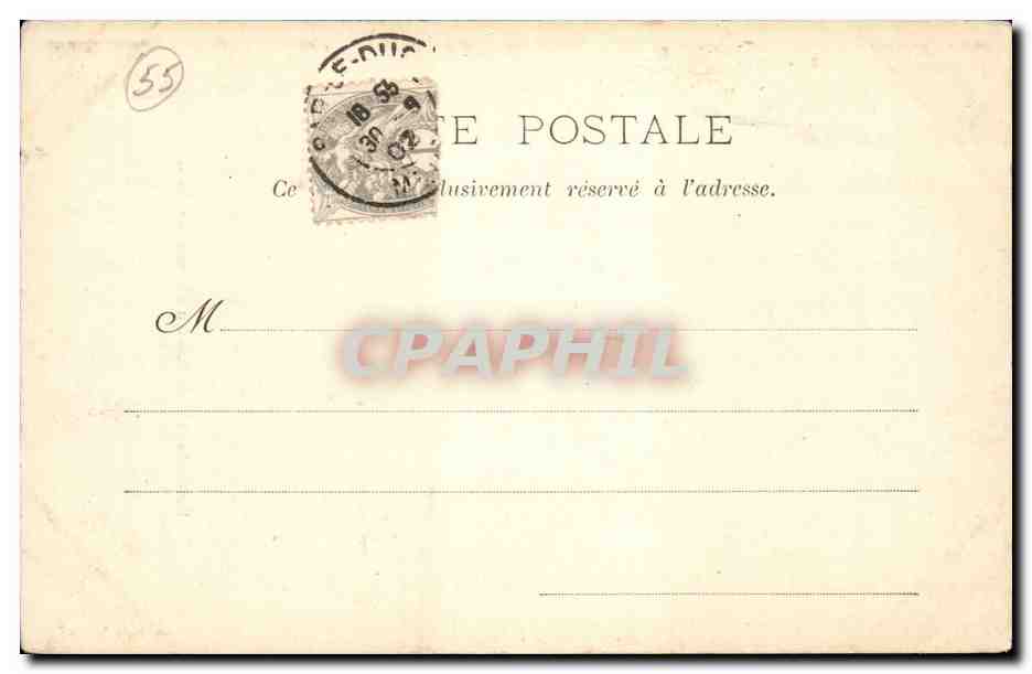 Bar le Duc - Porte d'Entree de l'ancien chateau des ducs - CPA  — Rückseite
