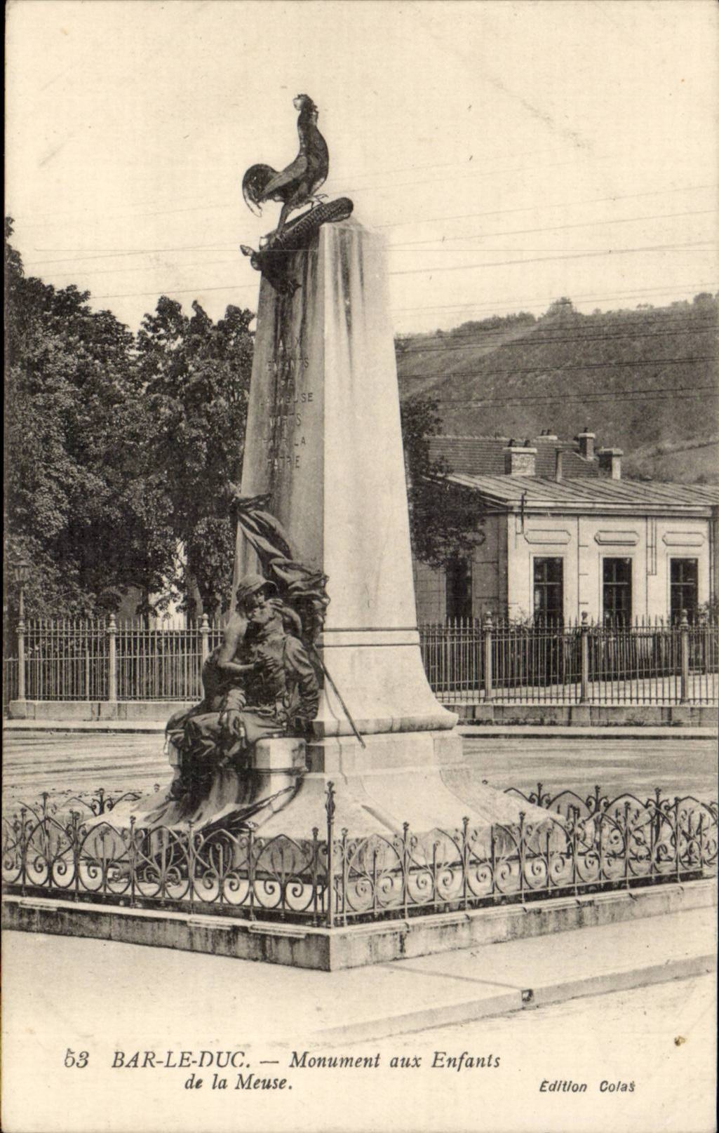 Bar-le-Duc — Monument aux Enfants de la Meuse — Édition Colas