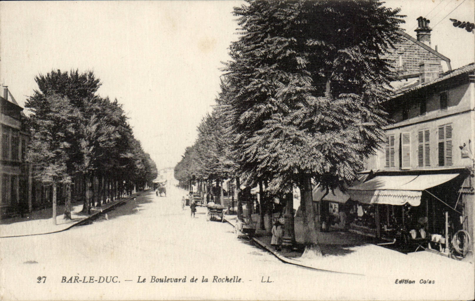 Bar le Duc CPA Le boulevard de la Rochelle