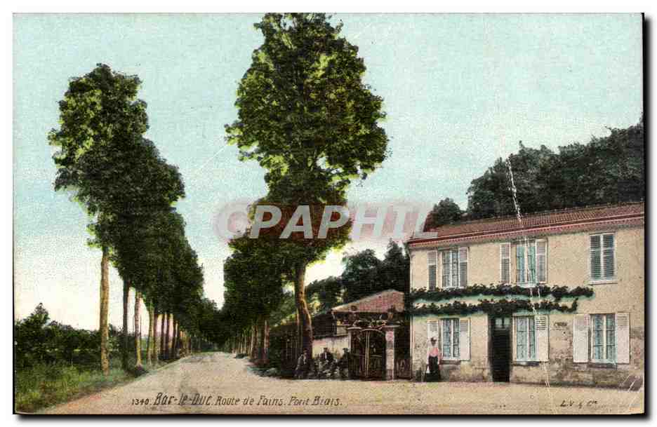 Bar le Duc CPA Route de Paris Port Biais