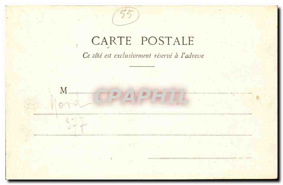 Verdun - Terrasse de l'Eveche - CPA  — Verso