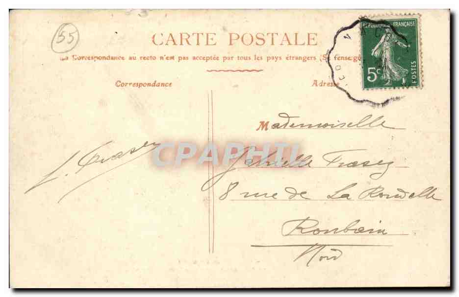 Saint-Mihiel — Vue de l'Avenue de la Gare, Les Roches, La Route de Metz — Ch. Foliguet, phot.-édit. — Reverso