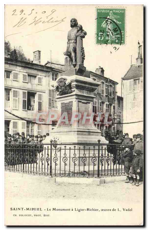 Saint Mihiel - Le Monument a Ligier Richier - CPA 
