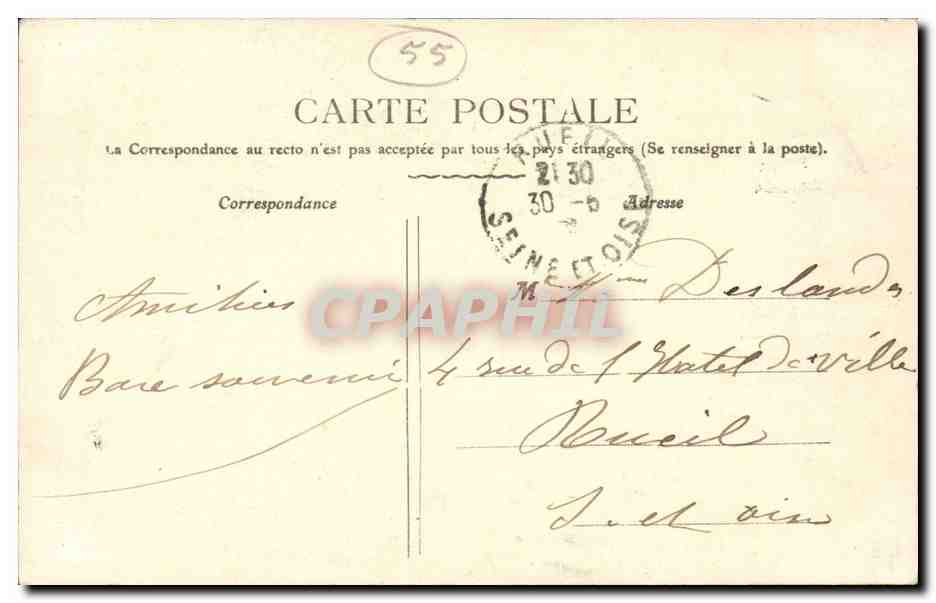 Saint Mihiel - Le Monument a Ligier Richier - CPA  — Back