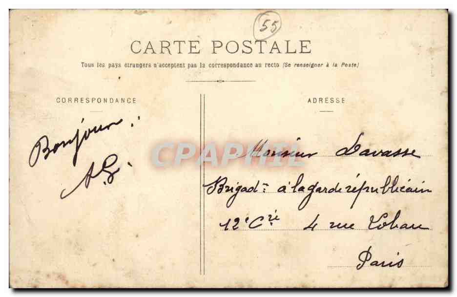 Saint Mihiel - Casernes du 150 Regiment d'Infanterie - CPA  — Back