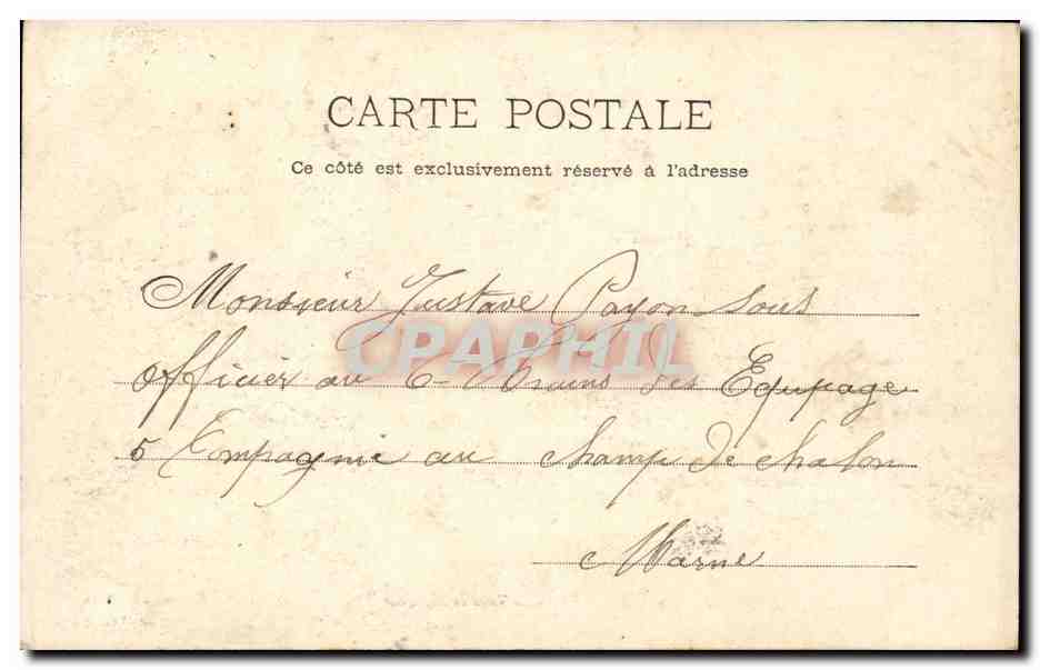 Saint Mihiel - Rue de la Vaux et Hotel de Ville - CPA  — Rückseite