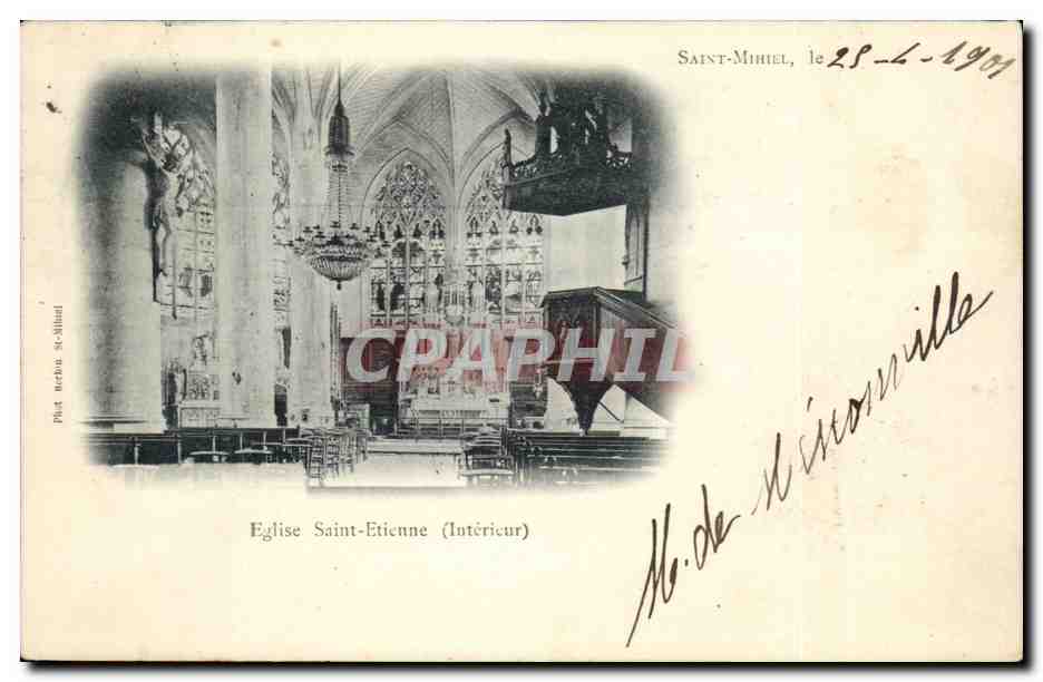 Saint Mihiel - 1901 - Eglise Saint Etienne - CPA 