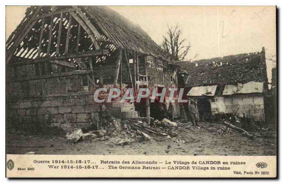 CANDOR — Zerstörtes Dorf — Vihé, Paris Nr. 1879