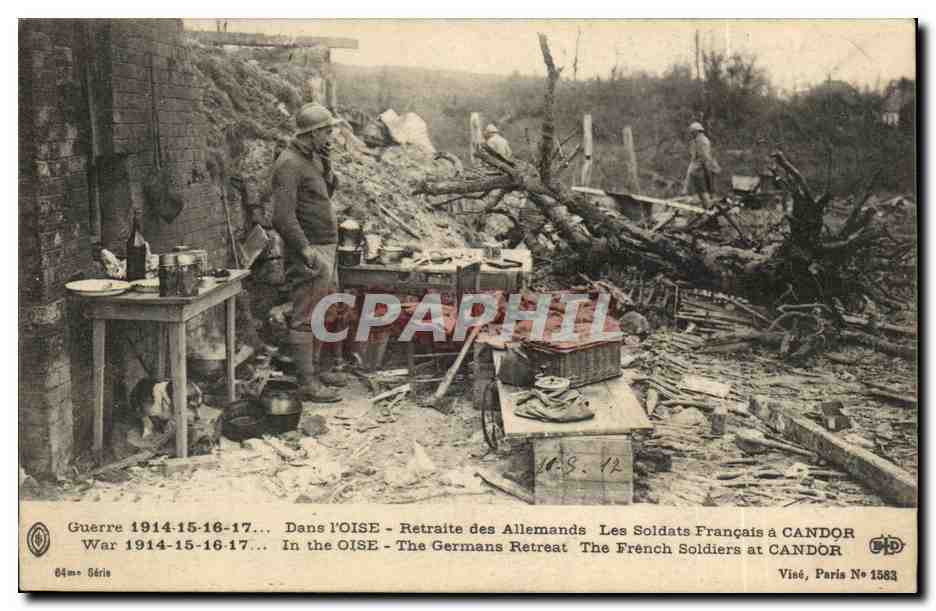 Les Soldats Français à CANDOR — Guerre 1914-15-16-17 — Viés, Paris N° 1583