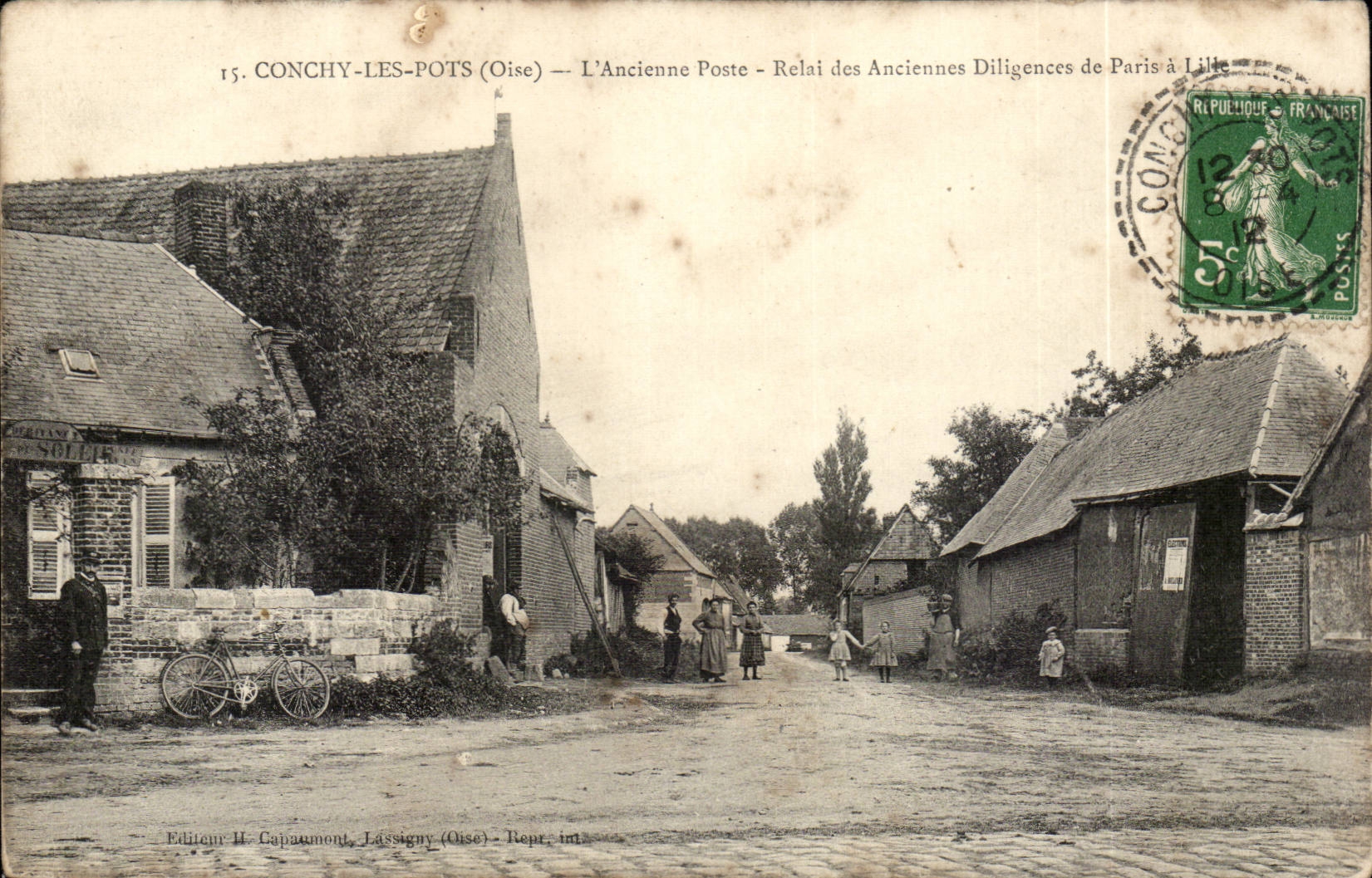 Conchy-les-Pots (Oise) — L'Ancienne Poste - Relais des Anciennes Diligences de Paris à Lille