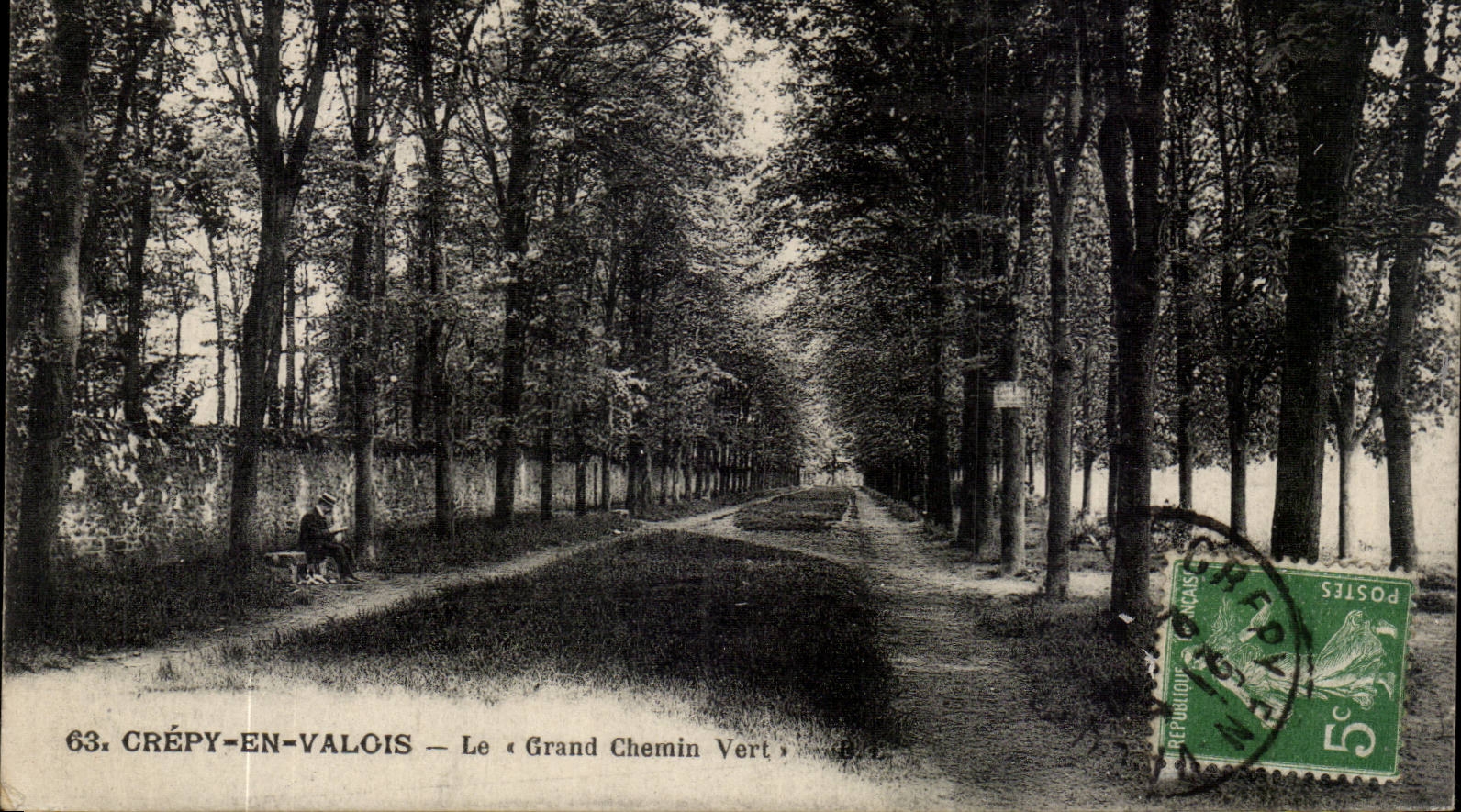 Crépy-en-Valois — Le « Grand Chemin Vert » — L.P.M. Baroud, Paris, n°63