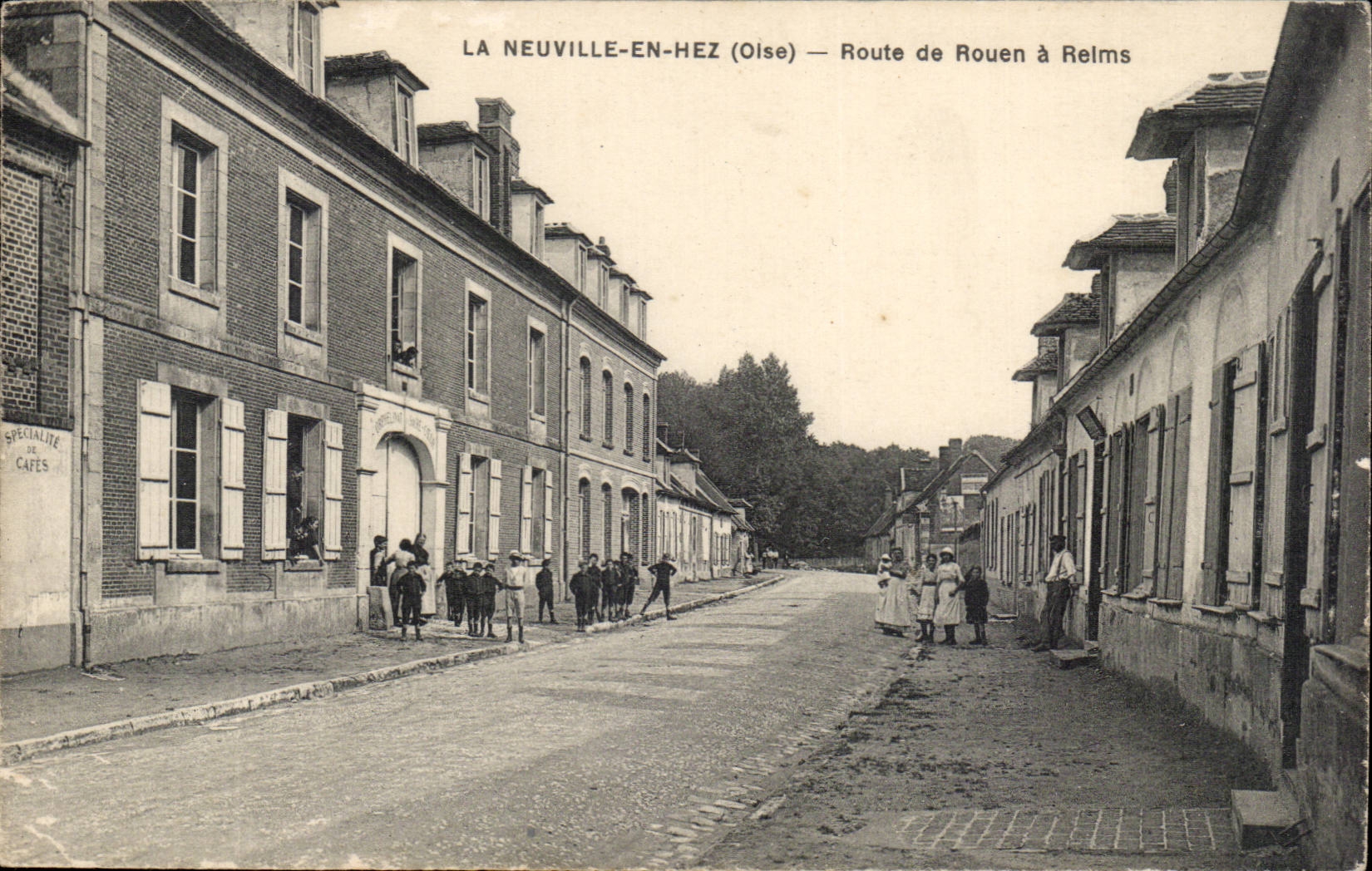 La Neuville-en-Hez (Oise) — Route de Rouen à Reims