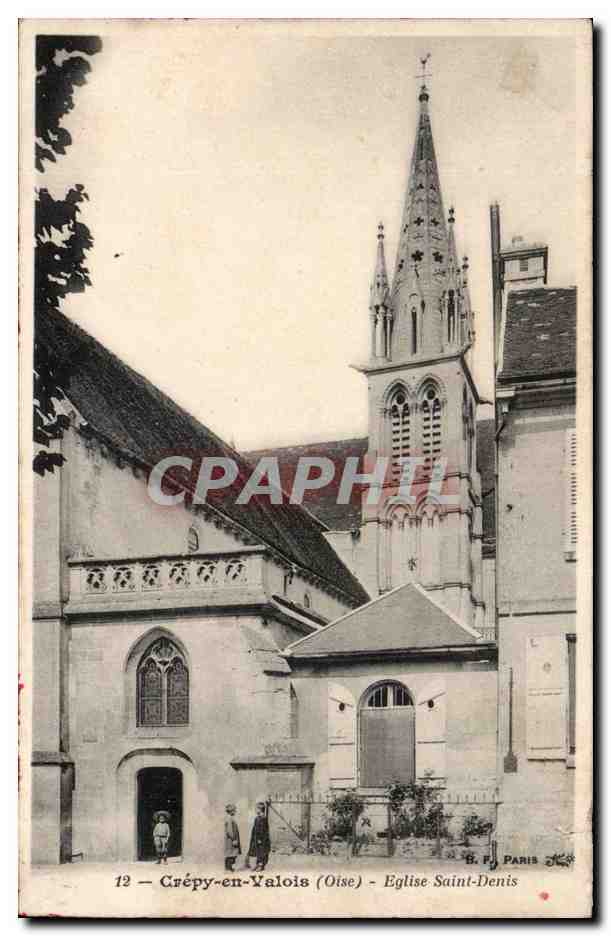 Crépy-en-Valois (Oise) — Église Saint-Denis — B. F. Paris