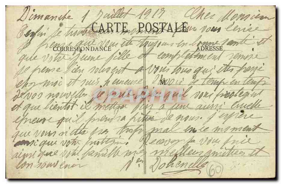 Crèveceœur-le-Grand (Oise) — Le Château, datant d'avant François Ier — Édition Dessain-Dumont, Crèveceœur-le-Grand — Rückseite