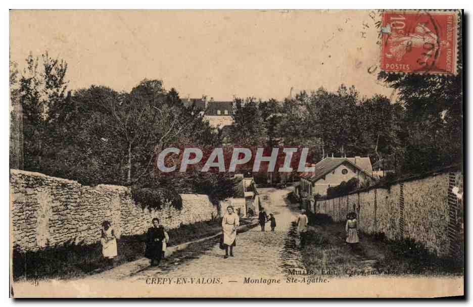 CrepY-en-Valois — Montagne Ste-Agathe — éditeur MULLIS, Louis