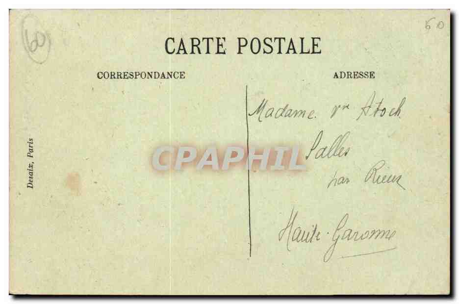 CROISSY-sur-CEULE — L'Église et le Presbytère — Debrag-Boilez, éditeur — Verso