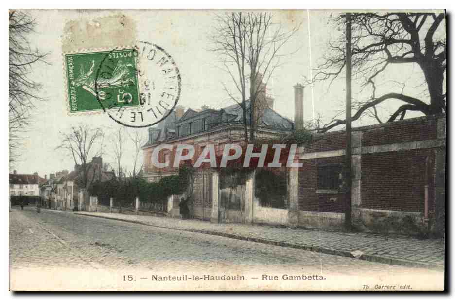 Nanteuil-le-Haudouin — Rue Gambetta — Th. Carrère édit.