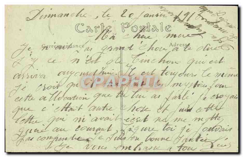 Noyon — La Place de l'Hôtel-de-Ville — Visé Paris 366 — Rückseite