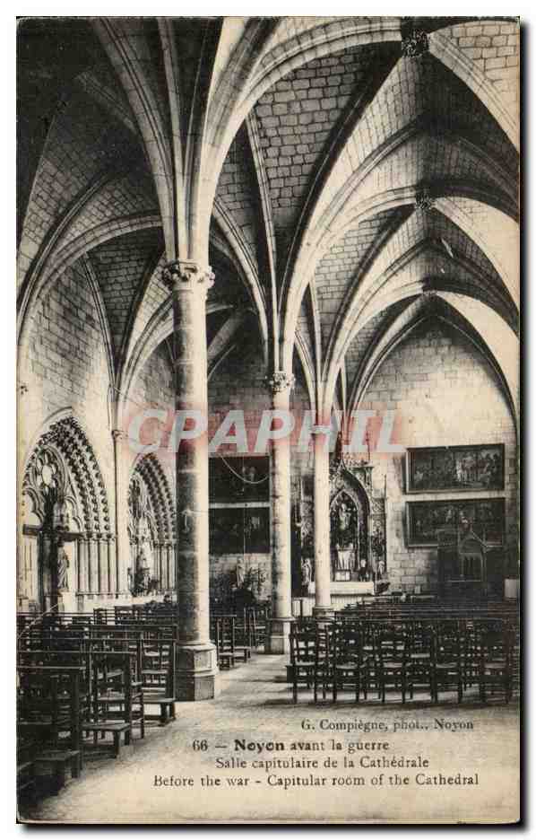 Noyon CPA Salle capitulaire de la cathedrale 
