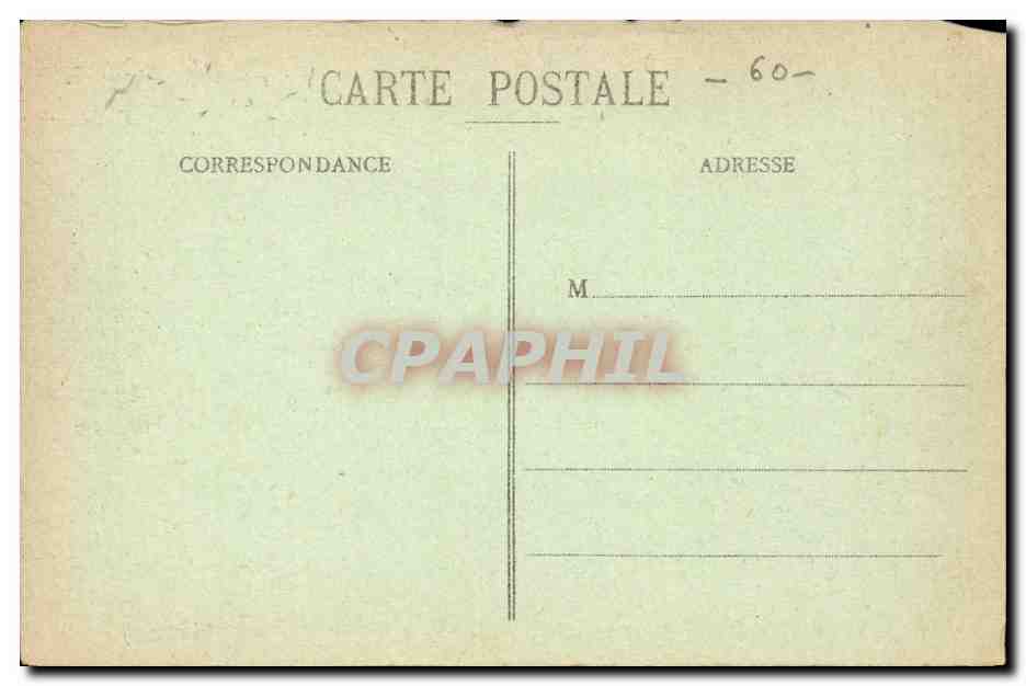 Tricot CPA La mairie — Rückseite