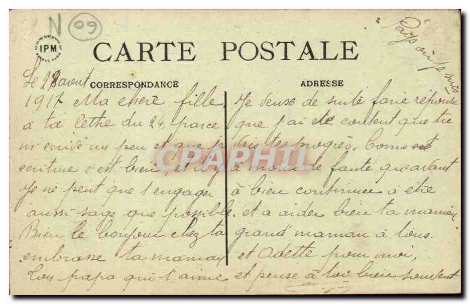 Environ de Nanteuil (Oise) — Entrée de Versigny — Edit. A. Lécot — Reverso