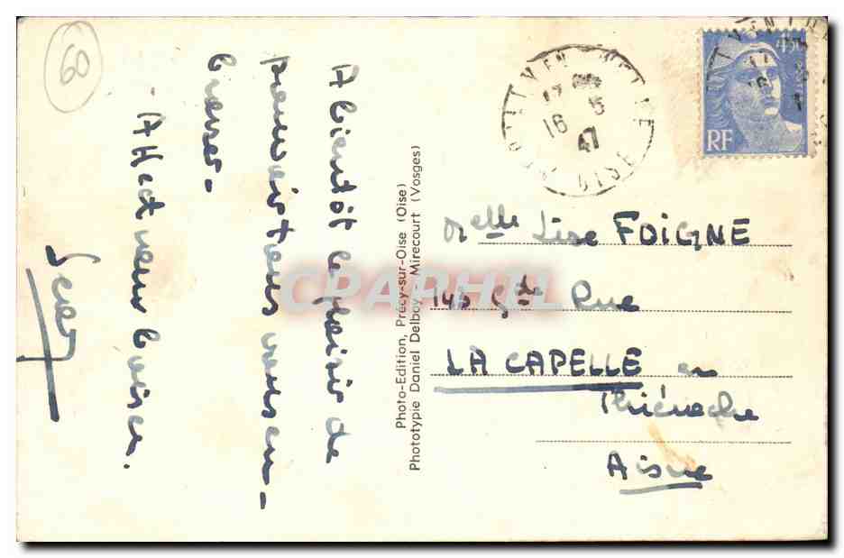 Neuilly-en-Thelle (Oise) — La Rue de Beauvais — Papeterie-Journaux Herbert — Reverso