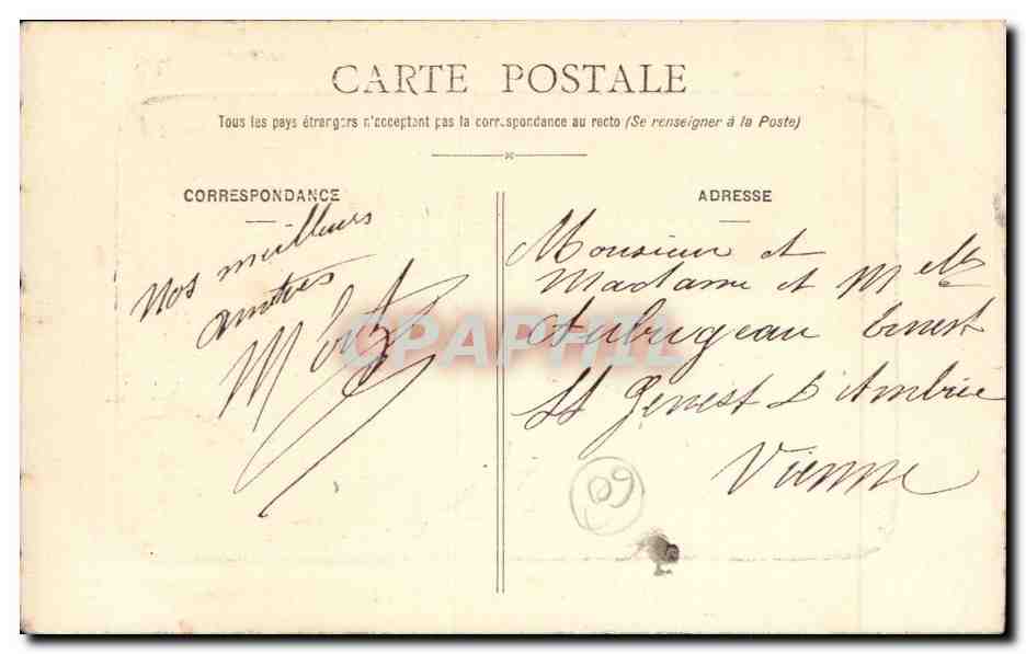 Mouy (Oise) — Ancien Château des Seigneurs de Mouy et de Louis XVIII — éditeur non identifié — Reverso
