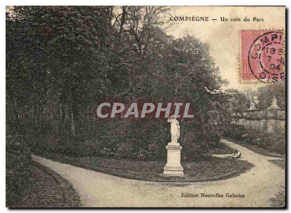 Compiègne — Un coin du Parc — Edition Nouvelles Galeries