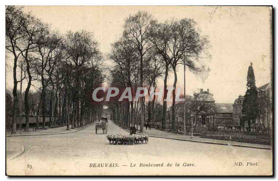 Beauvais — El Boulevard de la Gare — ND. Fot.