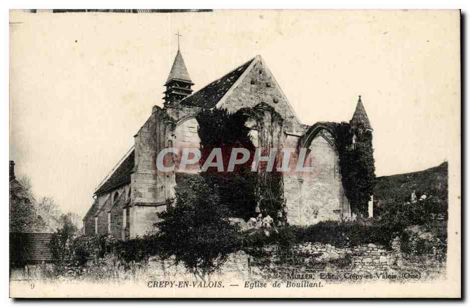 CrepY-en-Valois — Église de Bouillant — Minzen, Éd. Crepy-en-Valois (Oise)