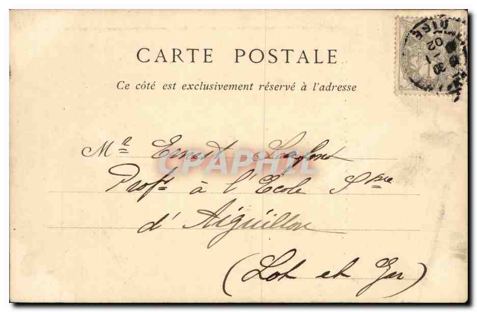 SENLLIS — Entrée de la Ville à la Sortie de la Gare — J. Jamie, 1902 — Reverso