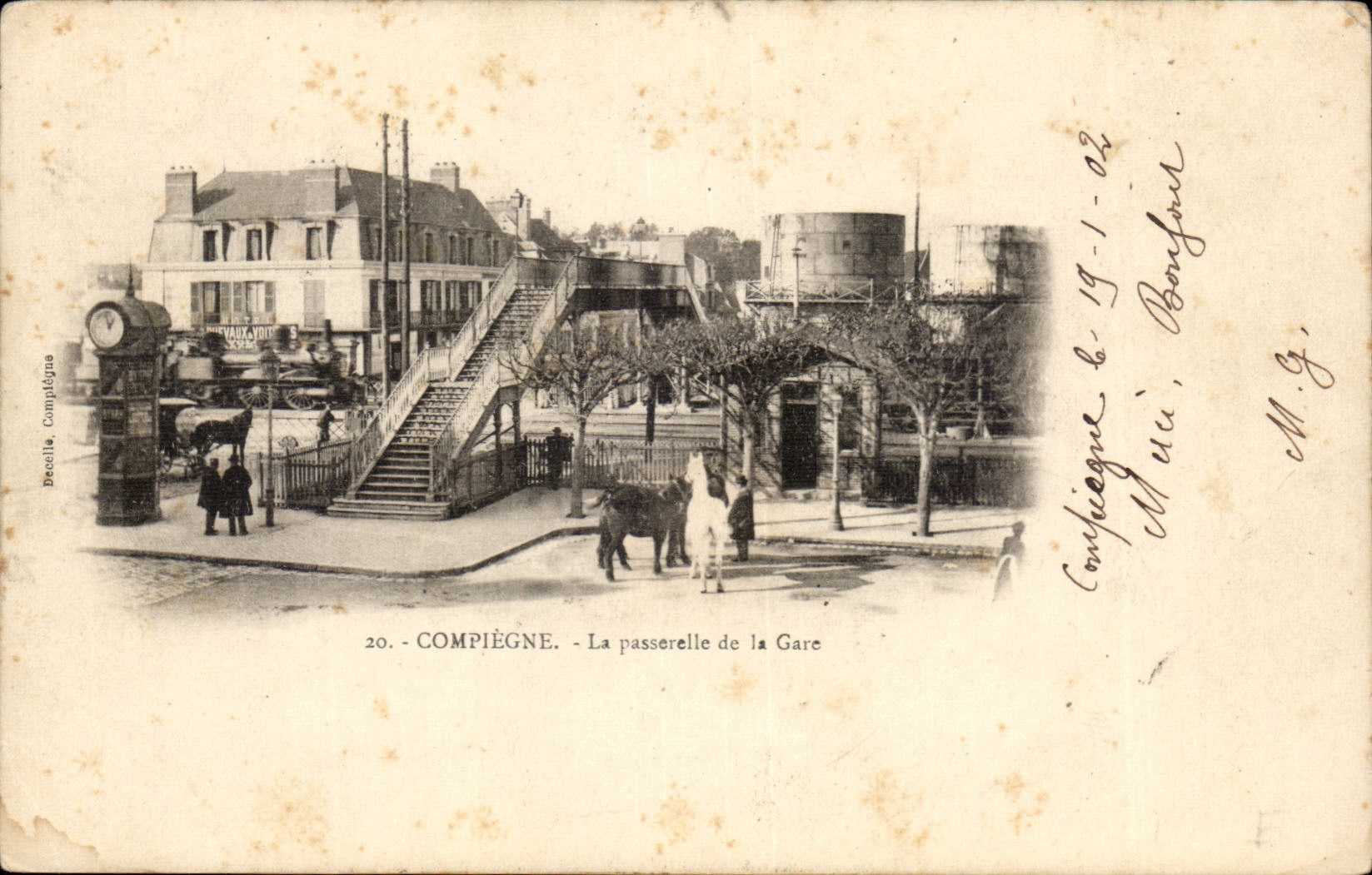 Compiègne - El puente de la Estación — Bécolla Compiegne, n°20