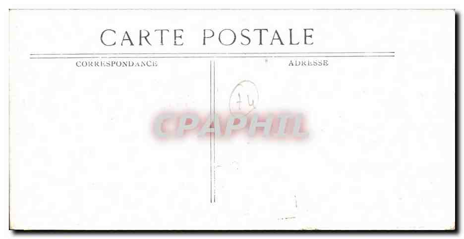 CPA Annecy Le port et le chateau fort (bateau) — Rückseite
