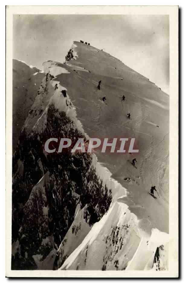 CPM Chamonix Depart de la piste de ski du Brevent
