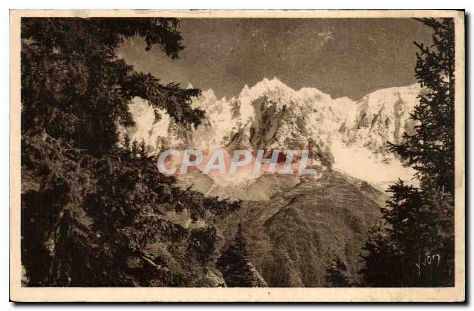 CPA Chamonix Mont Blanc La chaine des aiguilles de Chamonix