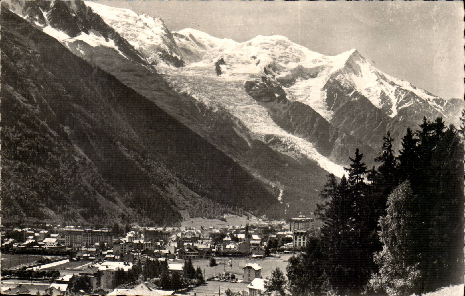 CPA Chamonix mont Blanc Vue generale