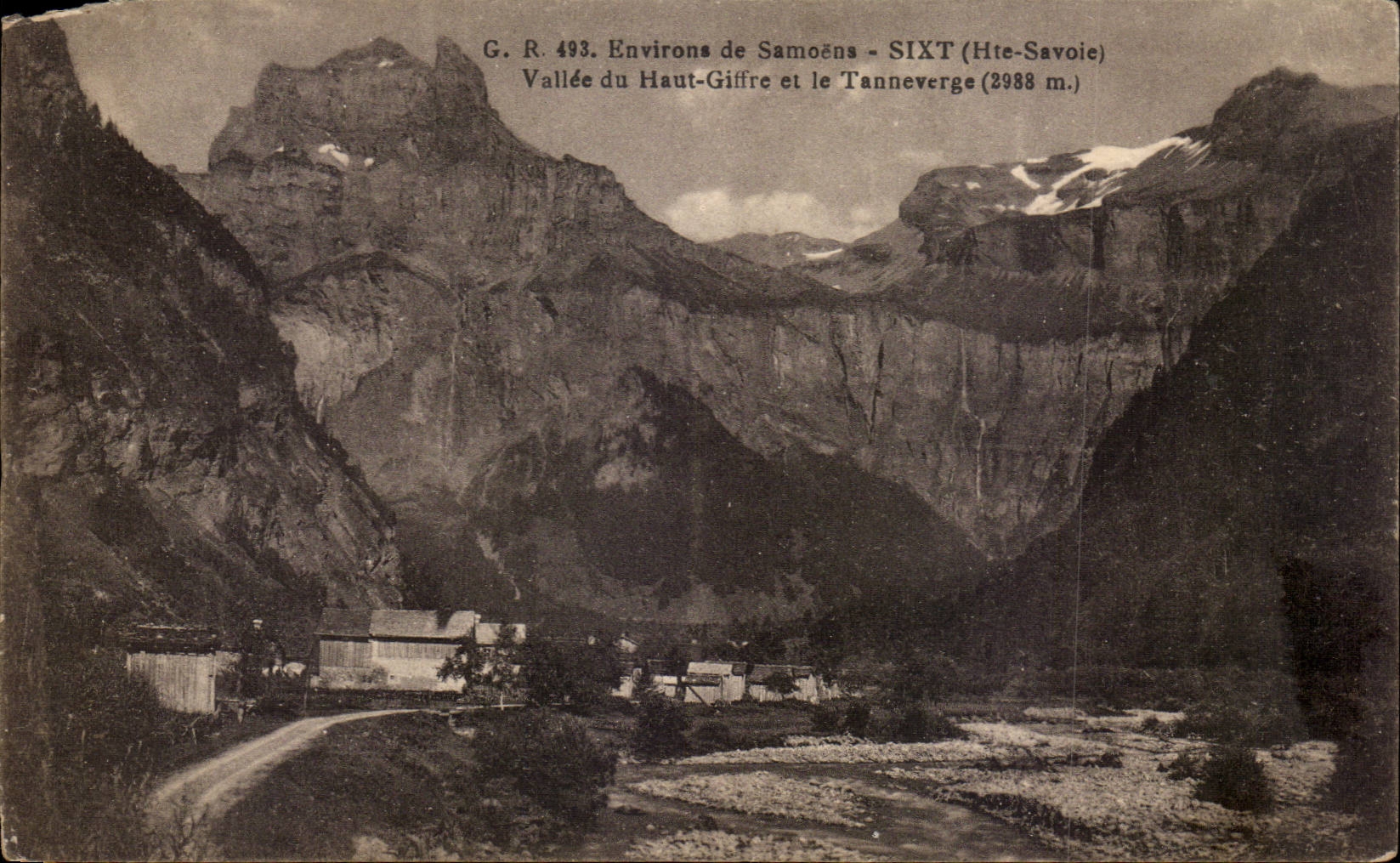 Environ de Samoëns - SIXT (Haute-Savoie) — Vallée du Haut-Giffre et le Tanneverge (2988 m.) — G. R. 493