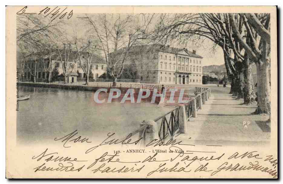 CPA Annecy L'hotel de ville