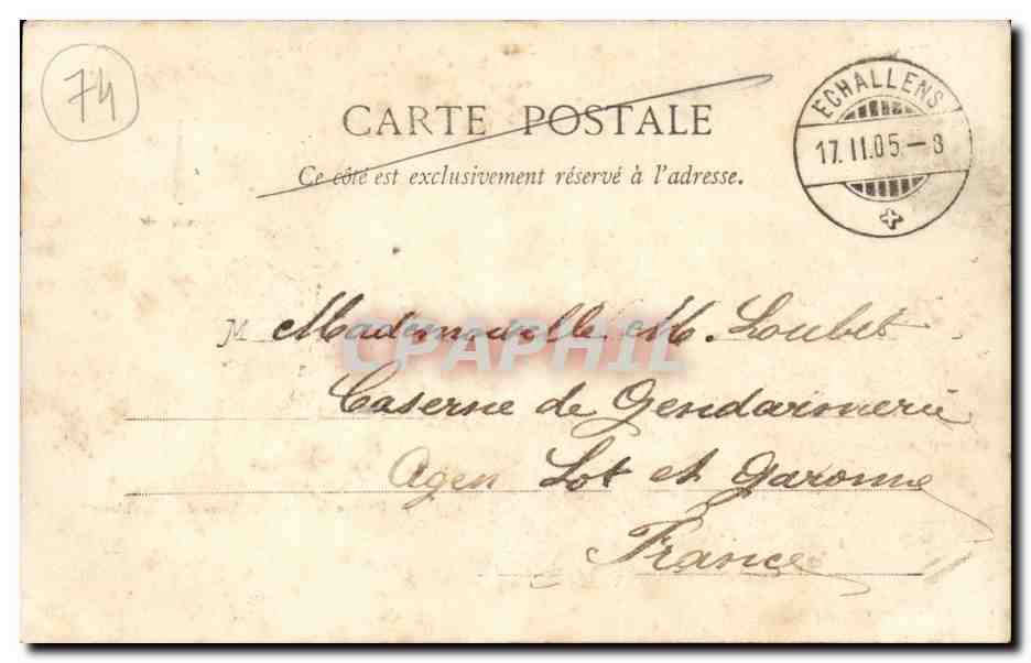 Aix-les-Bains - Plateau du Revard, Chaîne du Mont-Blanc — éditeur Nice, n° 8168 — Verso